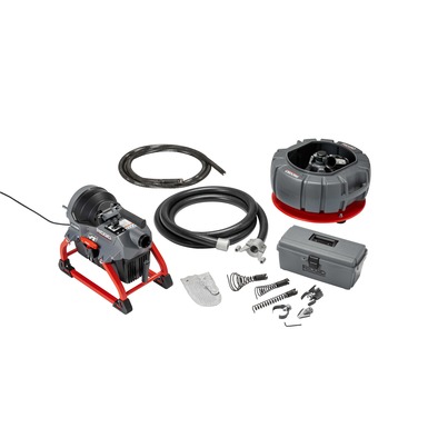 RIDGID K-5208 Sectional Drain Cleaning Machine Kit for 2